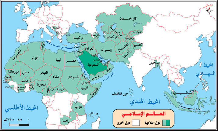 خريطة العالم الاسلامي قديما - اختلافات كثيرة بين الحاضر والماضي للبلاد 12725 3