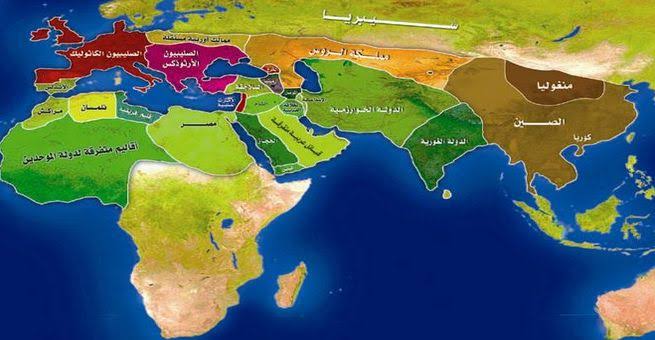 خريطة العالم الاسلامي قديما - اختلافات كثيرة بين الحاضر والماضي للبلاد 12725