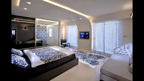 6061 1 تصاميم غرف نوم - اجمل الديكورات المميزة لغرف النوم المودرن زهرة السوسن