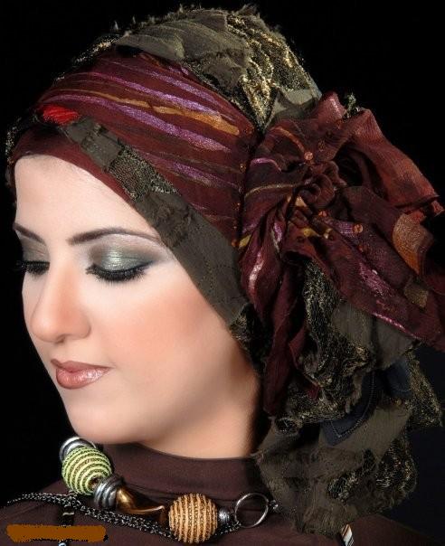 12856 9 لفات حجاب للحفلات - تالقى باجمل ربطات طرح على الموضة كرستينا رضا
