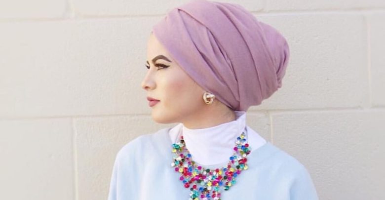 12856 4 لفات حجاب للحفلات - تالقى باجمل ربطات طرح على الموضة كرستينا رضا